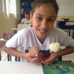Visita especial do Naruto e do coxinha na turma do 4 ano do ensino fundamental