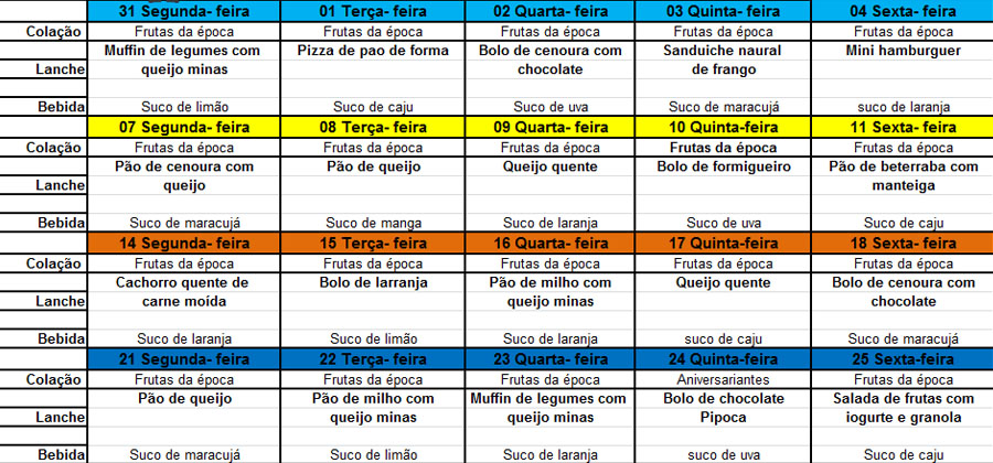 cardapio junho21